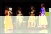 Melle de la Tringle (Soraya HUBERT), la Religieuse (Chantal LE DREZEN), Mme Cassin (Béatrice PUJALTÉ), la Duchesse (Maryvonne LE ROUZIC) et la Comtesse (Martine MICHEL)